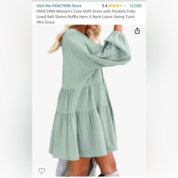 Mint green summer dress ! - Picture 4 of 7